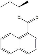 (-)-1-Naphthoic acid [(R)-sec-butyl] ester 结构式
