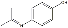 4-(Isopropylideneamino)phenol 结构式