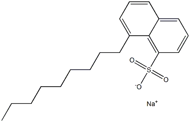 8-Nonyl-1-naphthalenesulfonic acid sodium salt 结构式