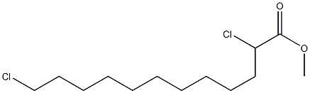 2,12-Dichlorolauric acid methyl ester 结构式