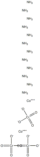Hexamminecobalt(III) chromate 结构式