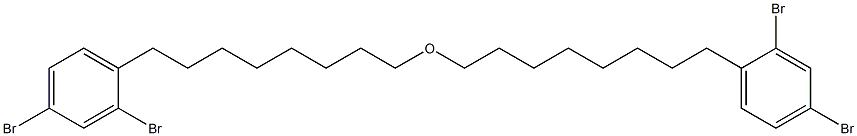 2,4-Dibromophenyloctyl ether 结构式