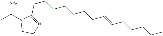 1-(1-Aminoethyl)-2-(8-tetradecenyl)-2-imidazoline 结构式