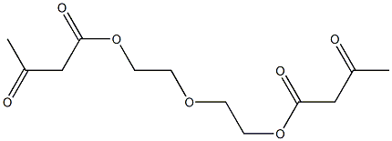 Bisacetoacetic acid (oxybisethylene) ester 结构式