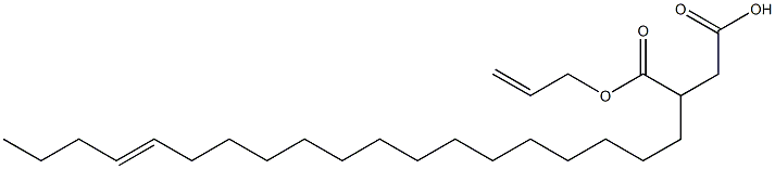 3-(15-Nonadecenyl)succinic acid 1-hydrogen 4-allyl ester 结构式