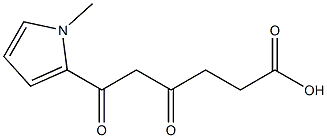 6-(1-Methyl-1H-pyrrol-2-yl)-4,6-dioxohexanoic acid 结构式