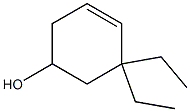 5,5-Diethyl-3-cyclohexen-1-ol 结构式