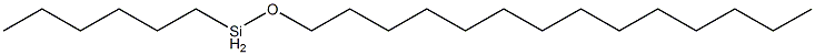 Hexyl(tetradecyloxy)silane 结构式