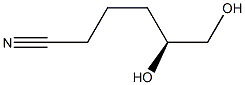 (S)-5,6-Dihydroxyhexanenitrile 结构式