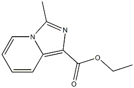 3-Methylimidazo[1,5-a]pyridine-1-carboxylic acid ethyl ester 结构式