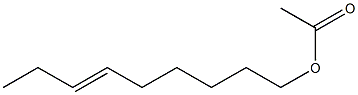 Acetic acid 6-nonenyl ester 结构式