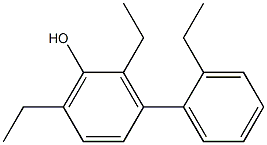 2,6-Diethyl-3-(2-ethylphenyl)phenol 结构式