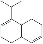 1,2,4a,5,6,8a-Hexahydro-8-isopropylnaphthalene 结构式