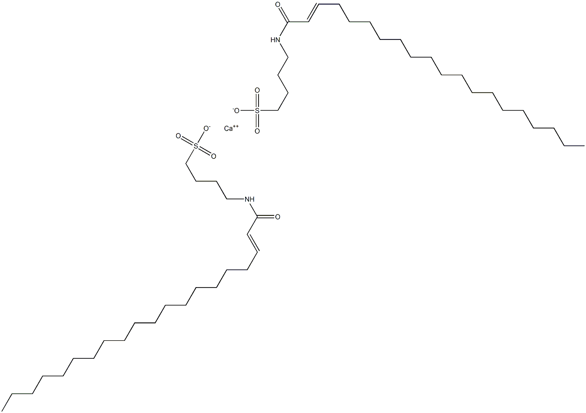 Bis[4-(2-icosenoylamino)-1-butanesulfonic acid]calcium salt 结构式