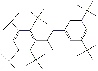 2-(2,3,5,6-Tetra-tert-butylphenyl)-1-(3,5-di-tert-butylphenyl)propane 结构式