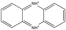 Phenazine-5,10-dication 结构式