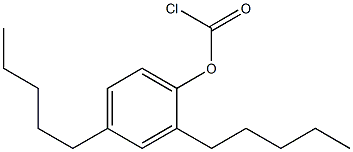 2,4-Diamylphenoxyformic acid chloride 结构式