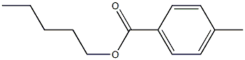 p-Methylbenzoic acid amyl ester 结构式