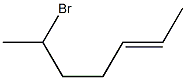 6-Bromo-2-heptene 结构式