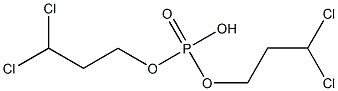 Phosphoric acid hydrogen bis(3,3-dichloropropyl) ester 结构式