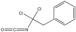 1,1-Dichloro-2-phenylethyl isocyanate 结构式