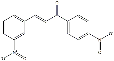 3,4'-Dinitro-trans-chalcone 结构式