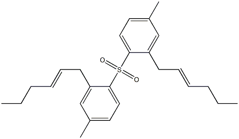 2-Hexenyl(4-methylphenyl) sulfone 结构式