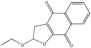 2-Ethoxy-2,3-dihydronaphtho[2,3-b]furan-4,9-dione 结构式