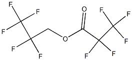 Pentafluoropropionic acid 2,2,3,3,3-pentafluoropropyl ester 结构式