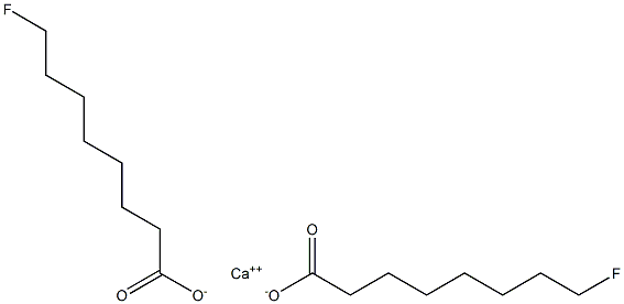 Bis(8-fluorooctanoic acid)calcium salt 结构式