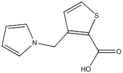 3-[(1H-Pyrrol-1-yl)methyl]thiophene-2-carboxylic acid 结构式