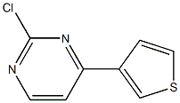 2-Chloro-4-(3-thienyl)pyrimidine 结构式