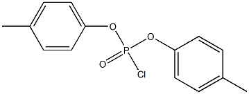 Chlorophosphonic acid=bis(p-tolyl) ester 结构式