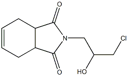 N-(3-Chloro-2-hydroxypropyl)-1,2,3,6-tetrahydrophthalimide 结构式