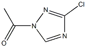 1-Acetyl-3-chloro-1H-1,2,4-triazole 结构式