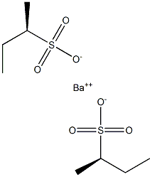 Bis[[R,(+)]-2-butanesulfonic acid] barium salt 结构式