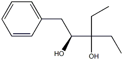 [S,(-)]-3-Ethyl-1-phenyl-2,3-pentanediol 结构式