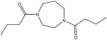 1,4-Dibutyrylhexahydro-1H-1,4-diazepine 结构式