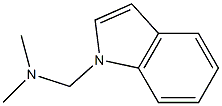 1-(Dimethylaminomethyl)-1H-indole 结构式