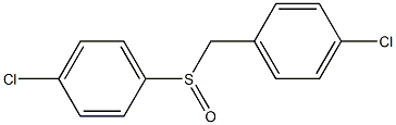 4-Chlorophenyl 4-chlorobenzyl sulfoxide 结构式