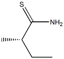 [S,(+)]-2-(Methyl)thiobutyramide 结构式
