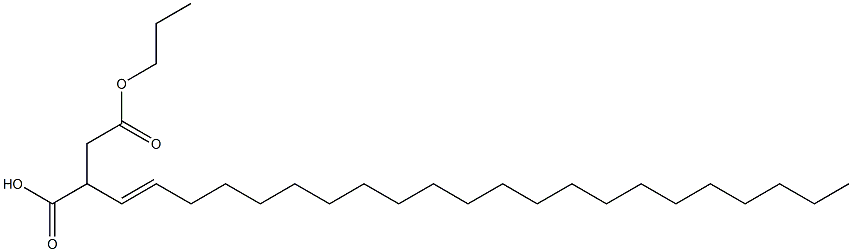 2-(1-Docosenyl)succinic acid 1-hydrogen 4-propyl ester 结构式