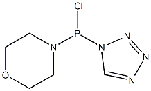 Morpholino(1H-tetrazol-1-yl)chlorophosphine 结构式