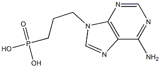 6-Amino-9-(3-phosphonopropyl)-9H-purine 结构式