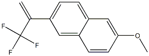 2-(6-Methoxy-2-naphtyl)-3,3,3-trifluoro-1-propene 结构式