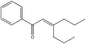 1-Phenyl-3-propyl-2-hexen-1-one 结构式
