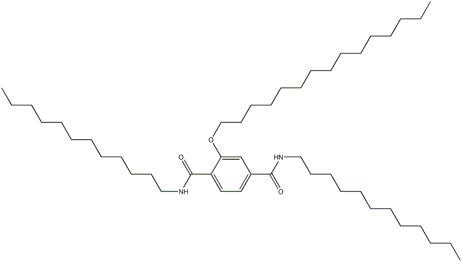 2-(Pentadecyloxy)-N,N'-didodecylterephthalamide 结构式