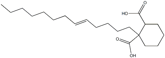 Cyclohexane-1,2-dicarboxylic acid hydrogen 1-(5-tridecenyl) ester 结构式