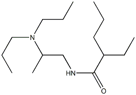 N-[2-(Dipropylamino)propyl]-2-ethylvaleramide 结构式