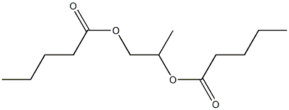 Divaleric acid 1,2-propanediyl ester 结构式